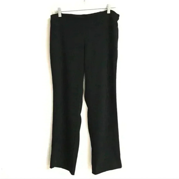 Eileen Fisher Black Side Zip Pants Size SP - Picture 1 of 7
